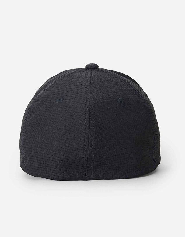 RIP CURL VAPORCOOL FLEXFIT CAP - BLACK