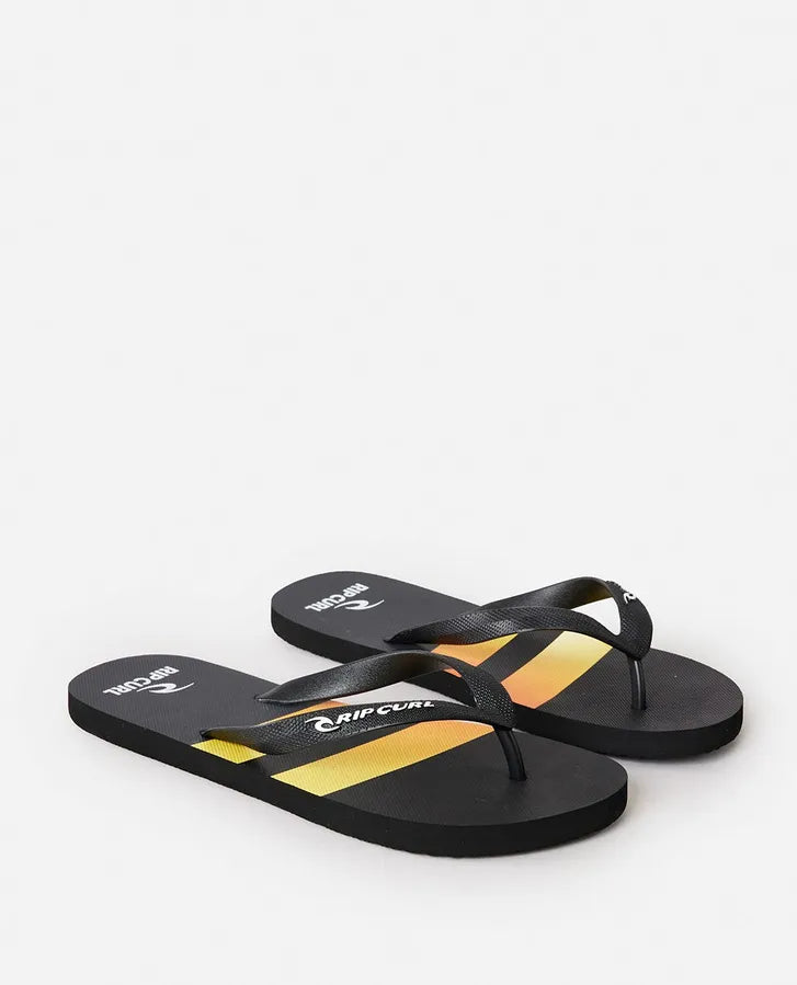 RIP CURL REVERT 2 BLOOM OPEN TOE SANDALS - BLACK
