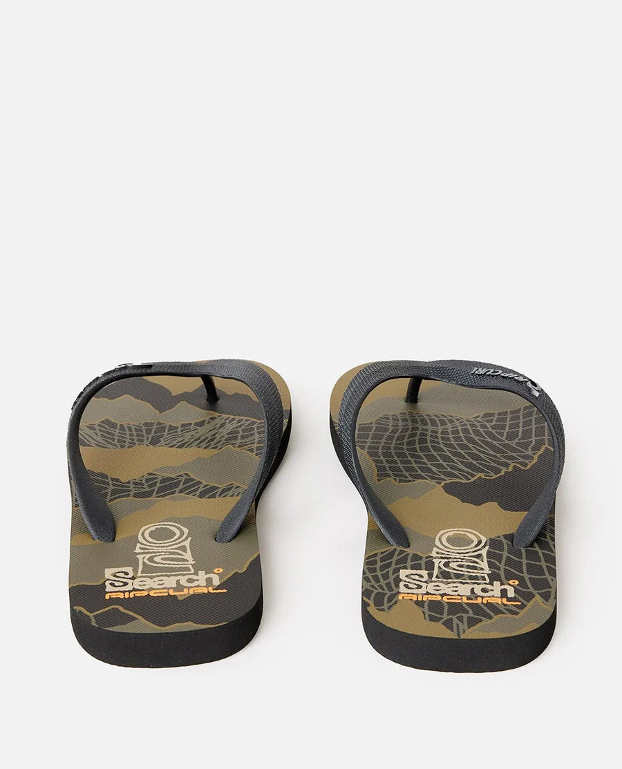 RIP CURL SEARCH BLOOM OPEN TOE  - BLACK/OLIVE