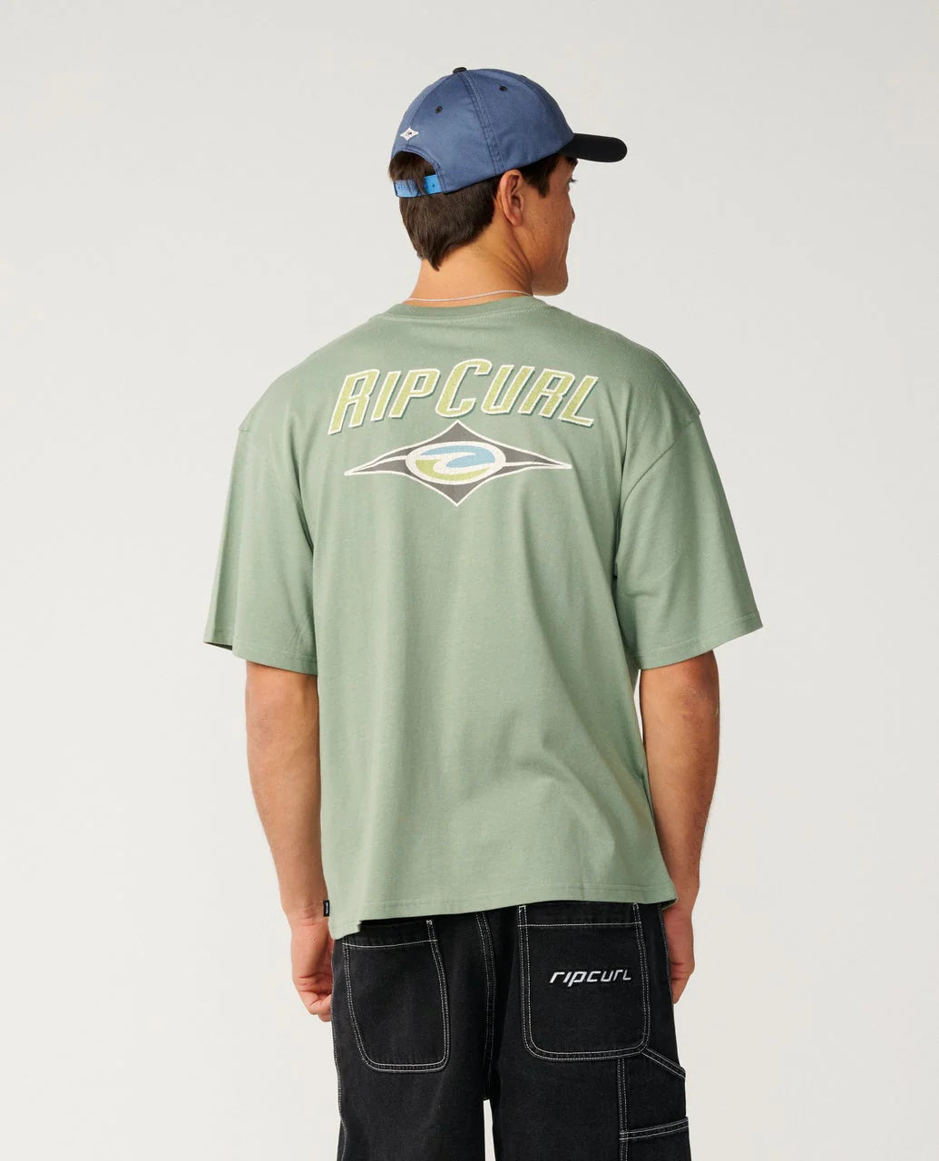 RIP CURL HERITAGE ICON TEE - SAGE