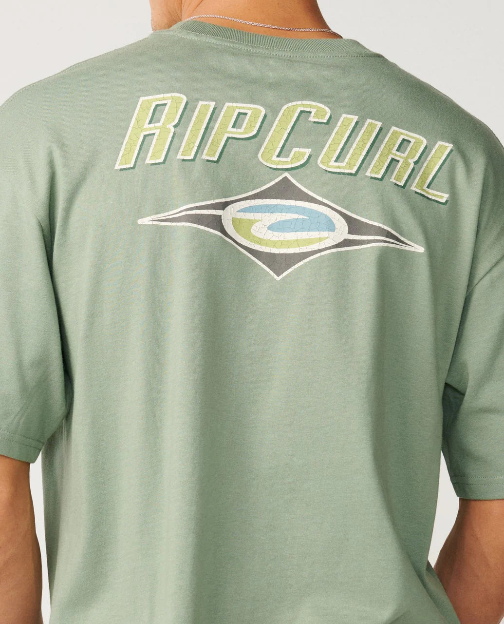 RIP CURL HERITAGE ICON TEE - SAGE