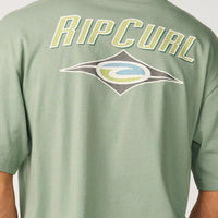 RIP CURL HERITAGE ICON TEE - SAGE