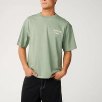 RIP CURL HERITAGE ICON TEE - SAGE