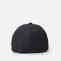RIP CURL VAPORCOOL AEROTECH FLEXFIT CAP - BLACK