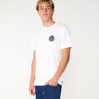 RIP CURL WETTIE ICON TEE - WHITE