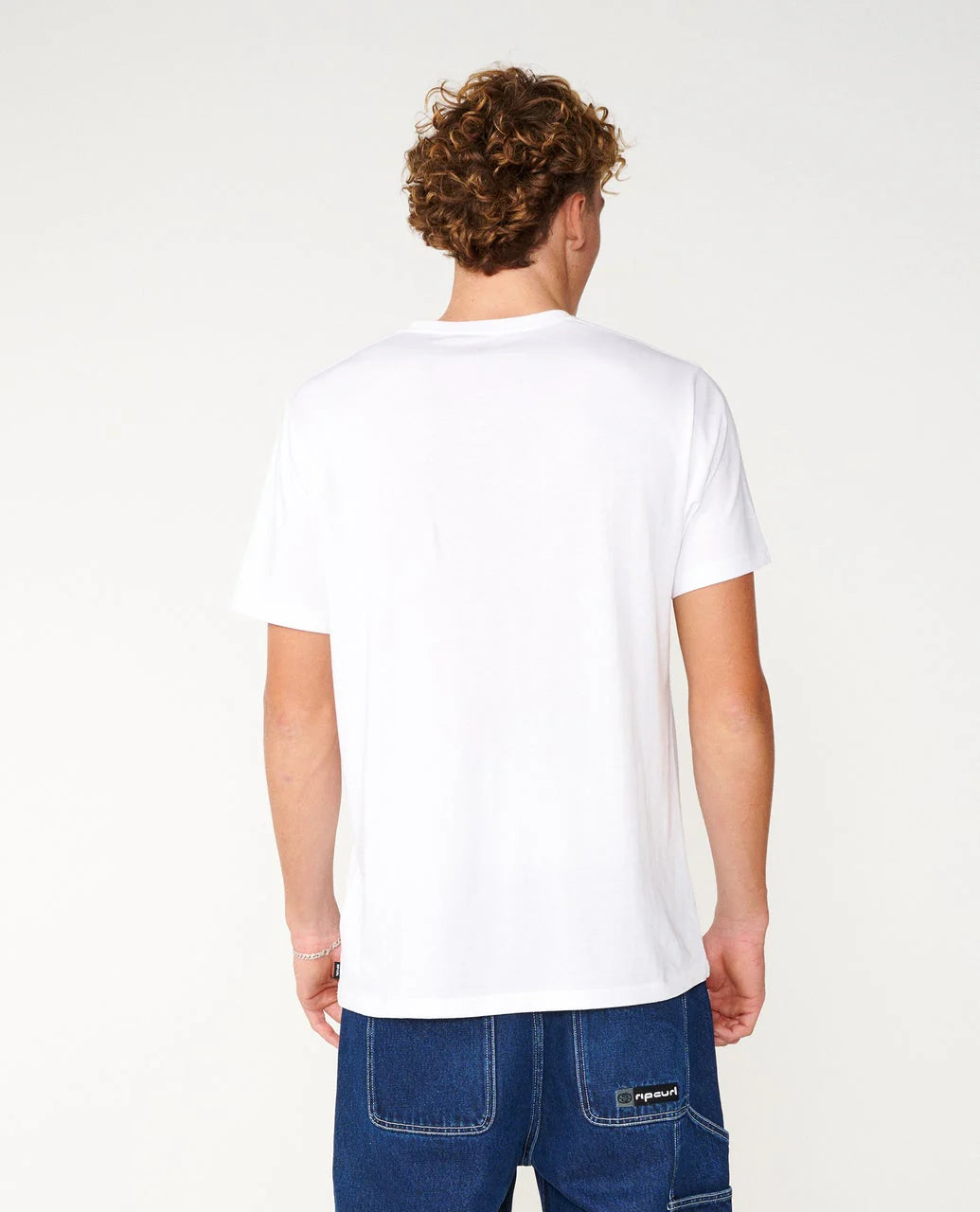 RIP CURL WETTIE ICON TEE - WHITE