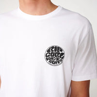 RIP CURL WETTIE ICON TEE - WHITE