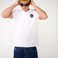 RIP CURL WETTIE ICON TEE - WHITE