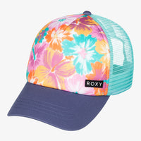 ROXY HONEY COCONUT TRUCKER CAP - AUTUMN SUNSET FLORAYA