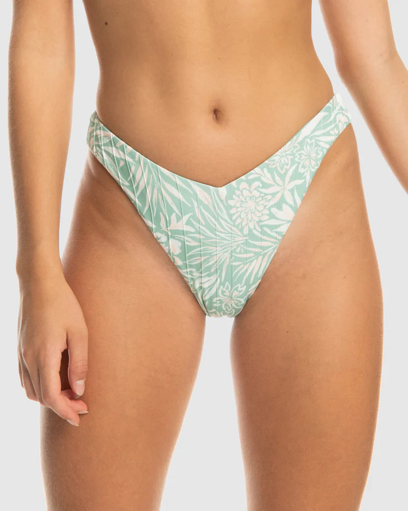 ROXY RIB LOVE THE SUNSEEKER BIKINI BOTTOM