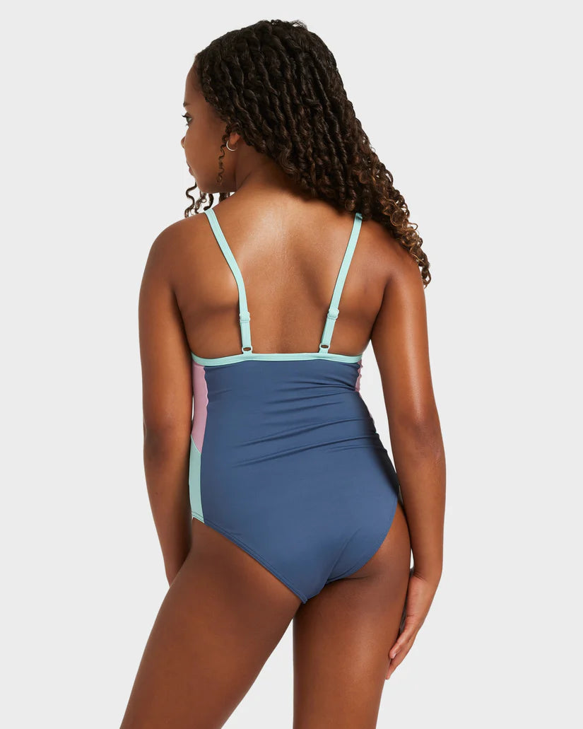 ROXY COLORBLOCK ONE PIECE - VINTAGE INDIGO