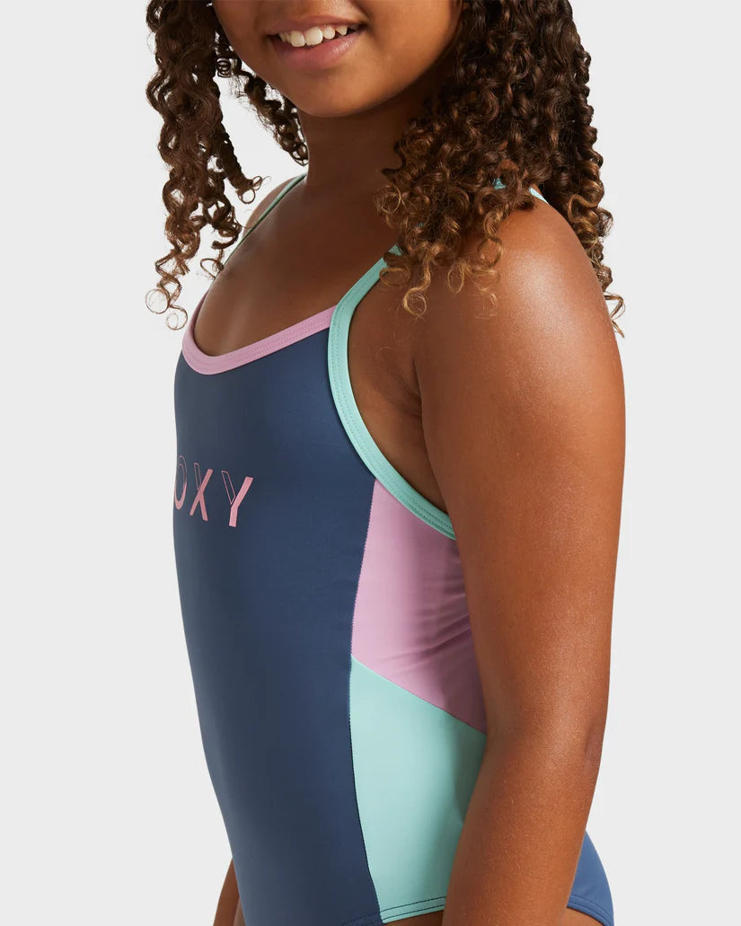 ROXY COLORBLOCK ONE PIECE - VINTAGE INDIGO