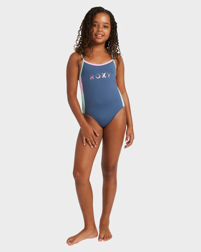 ROXY COLORBLOCK ONE PIECE - VINTAGE INDIGO