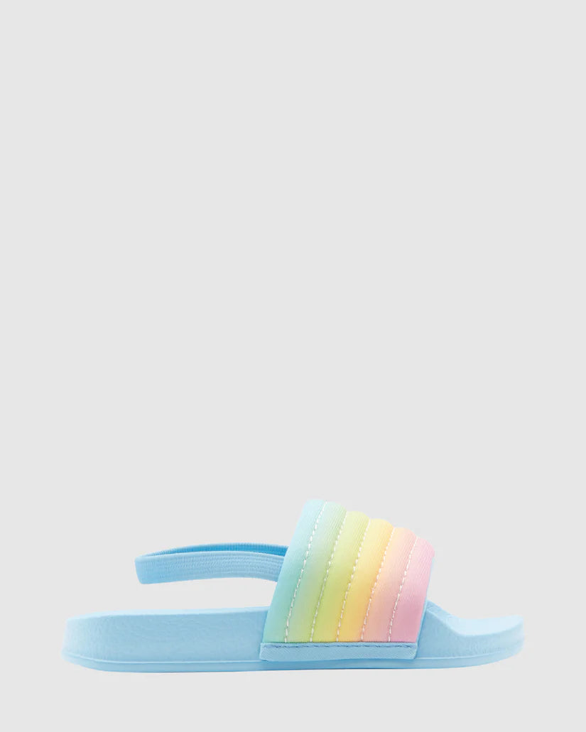 ROXY GIRLS SLIPPY RIBBED SANDALS