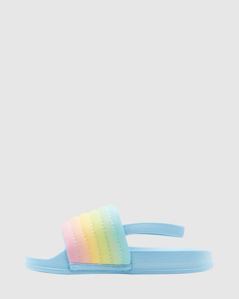 ROXY GIRLS SLIPPY RIBBED SANDALS