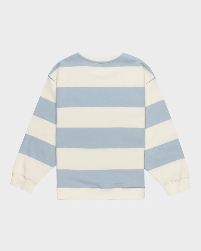 ROXY GIRLS LITTLE THINGS CREW - SKYWAY STRICTLY STRIPE