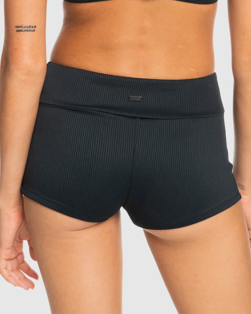 ROXY RIB LOVE BOYLEG - BLACK