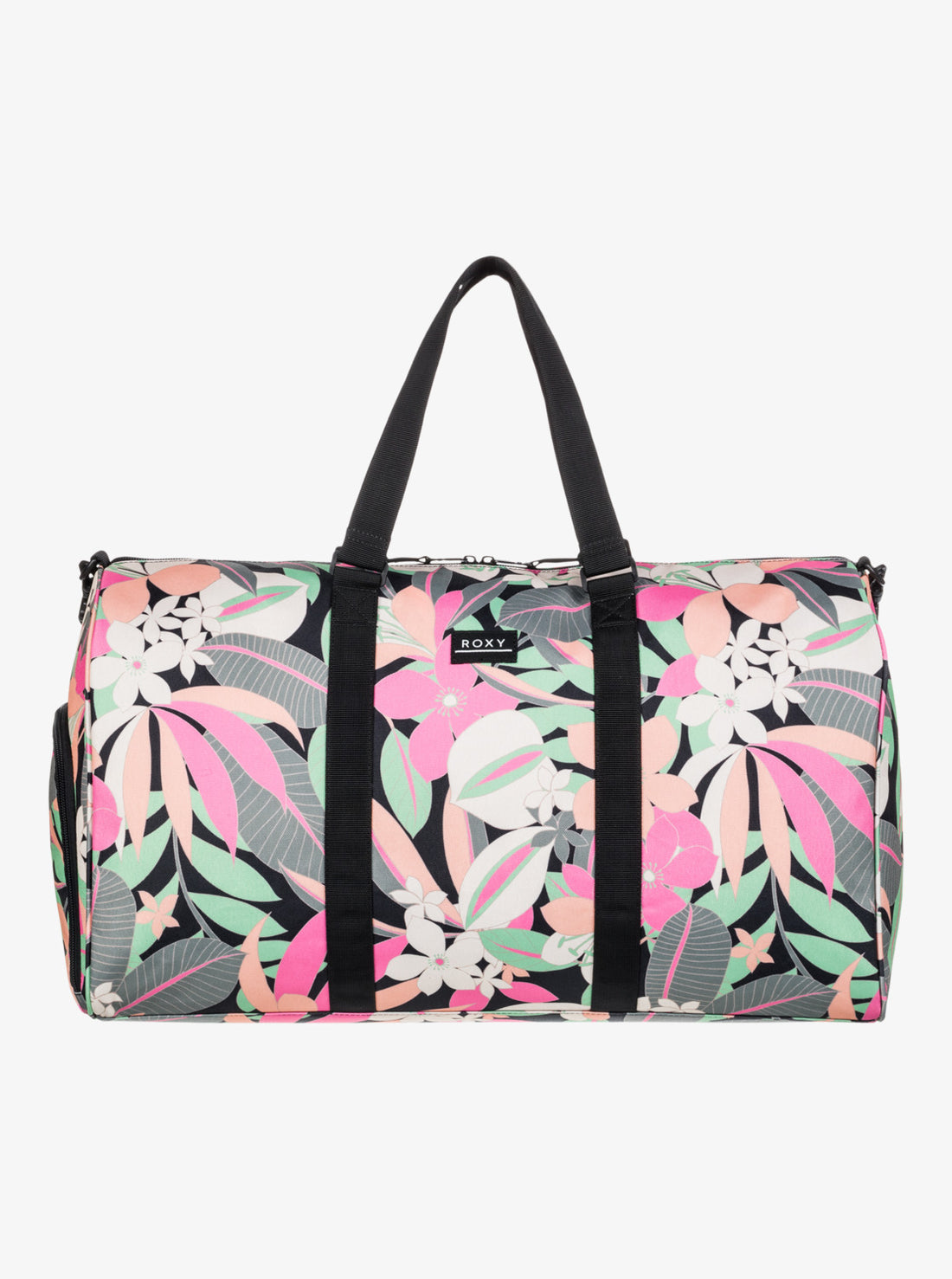 ROXY WOMENS PUMPKIN SPICE TRAVEL BAG - ANTHRACITE PALM SONG