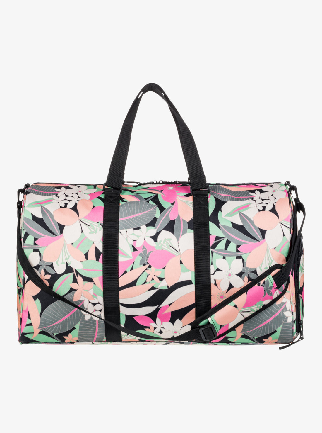 ROXY WOMENS PUMPKIN SPICE TRAVEL BAG - ANTHRACITE PALM SONG