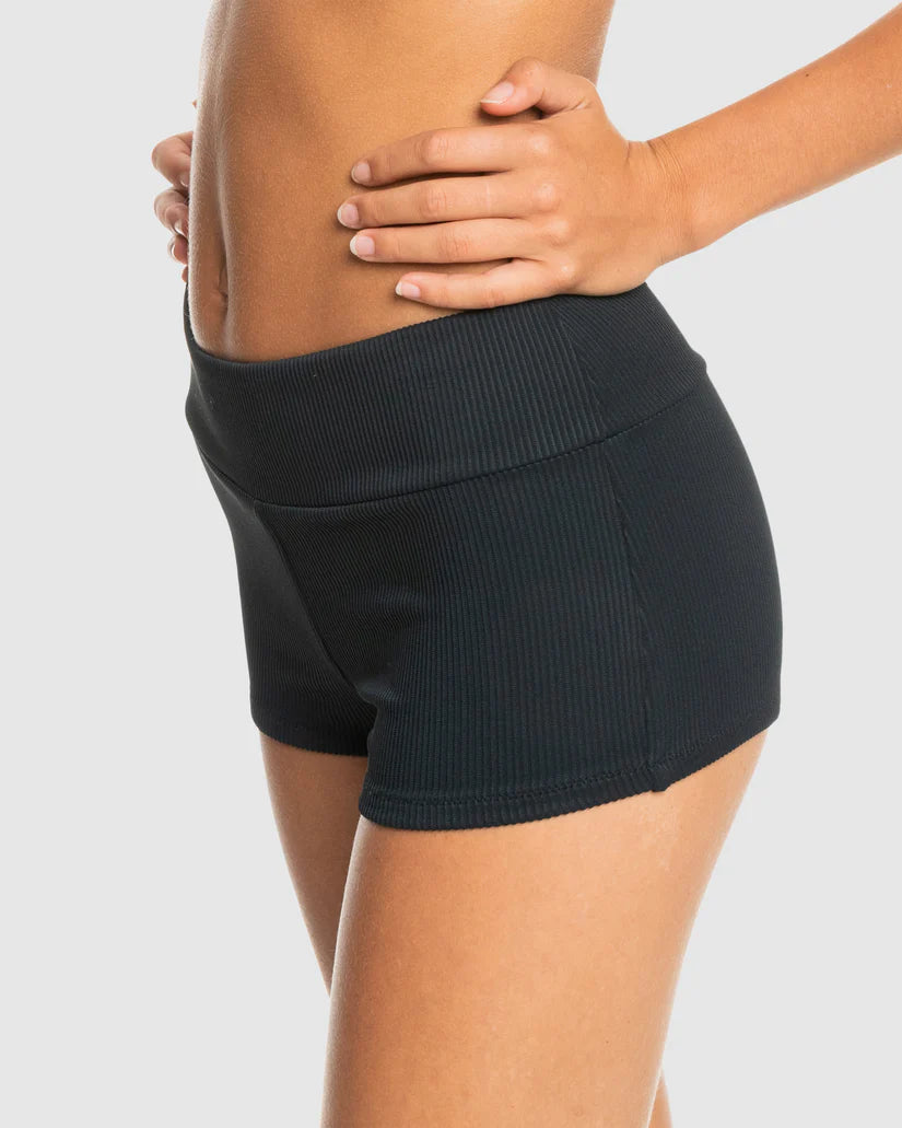 ROXY RIB LOVE BOYLEG - BLACK