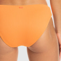 ROXY RIB LOVE THE COMBER SWIM BOTTOM - ORANGE