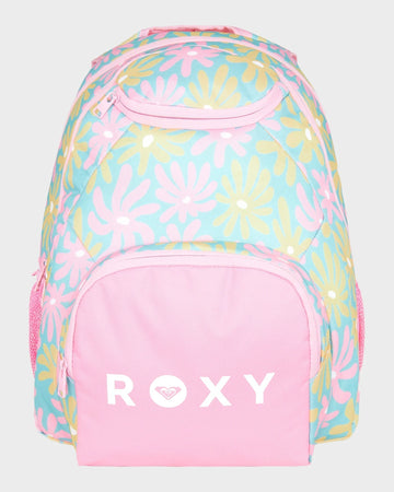 ROXY SHADOW SWELL PRINTED 24L BACKPACK - COASTAL SHADE FLIPPER