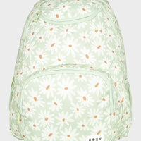 ROXY SHADOW SWELL PRINTED 24L BACKPACK - LAUREL GREEN DREAM BIG FLORAL