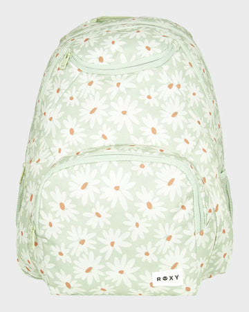 ROXY SHADOW SWELL PRINTED 24L BACKPACK - LAUREL GREEN DREAM BIG FLORAL