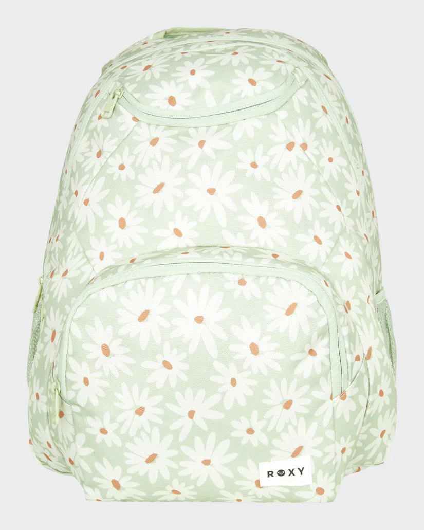 ROXY SHADOW SWELL PRINTED 24L BACKPACK - LAUREL GREEN DREAM BIG FLORAL