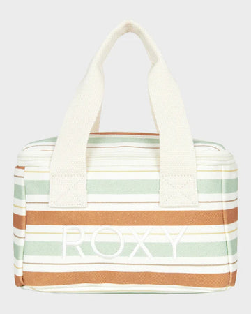 ROXY STRIPY BEACH LUNCH BOX - LAUREN GREEN CARVER STRIPE