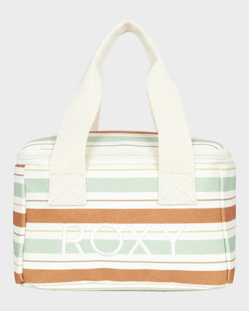 ROXY STRIPY BEACH LUNCH BOX - LAUREN GREEN CARVER STRIPE