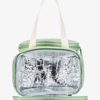 ROXY SUNNY PALM LUNCH BAG - QUIET GREEN