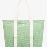 ROXY SUNNY PALM TOTE BAG - QUIET GREEN