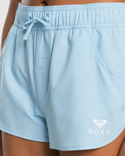 ROXY WAVE 2 INCH BOARD SHORT - SKY BLUE