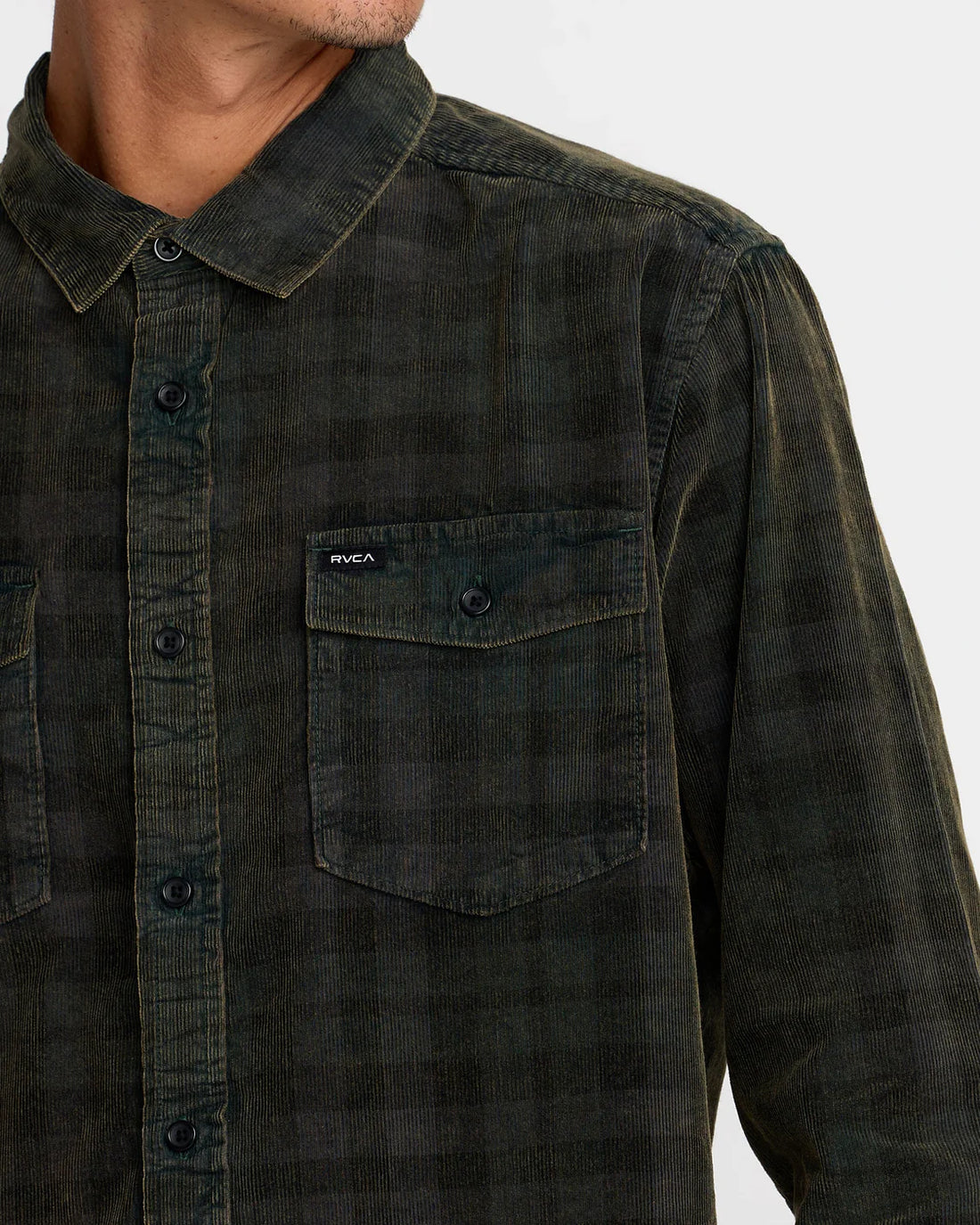RVCA ARTIFICE CORD LONG SLEEVE  - BLW