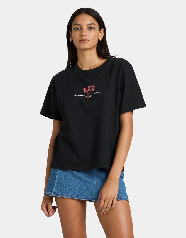 RVCA EASY TEE - BLACK WASH