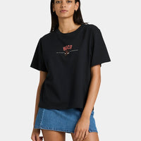 RVCA EASY TEE - BLACK WASH