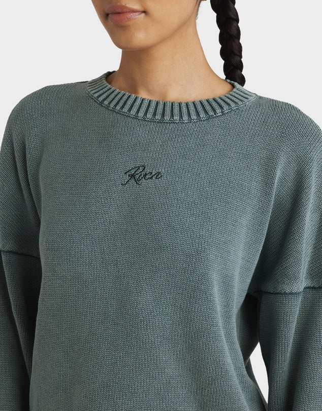 RVCA IVY SWEATER - OLIVE