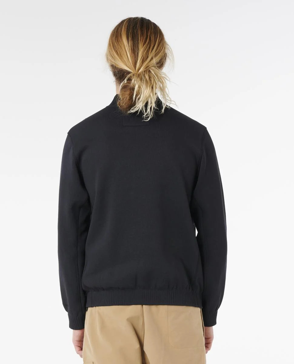 RIP CURL ANTI SERIES MICK FANNING BOMBER JACKET - BLACK