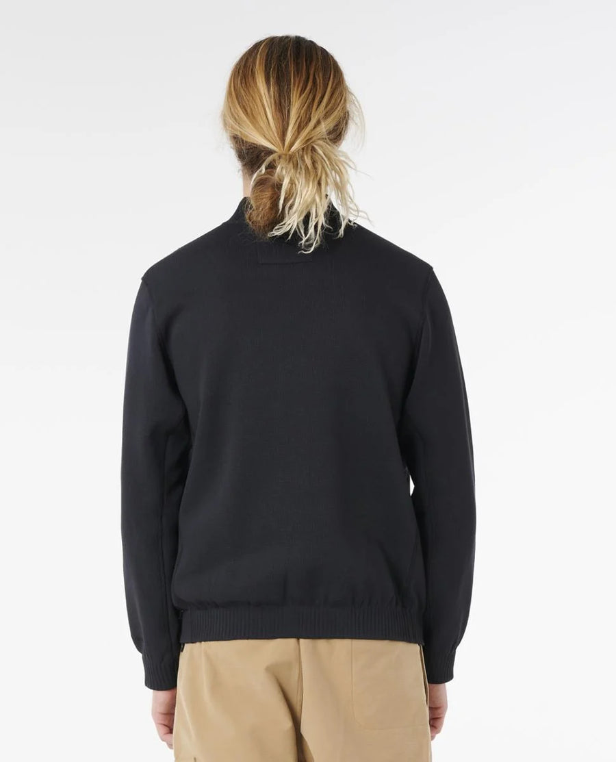 RIP CURL ANTI SERIES MICK FANNING BOMBER JACKET - BLACK