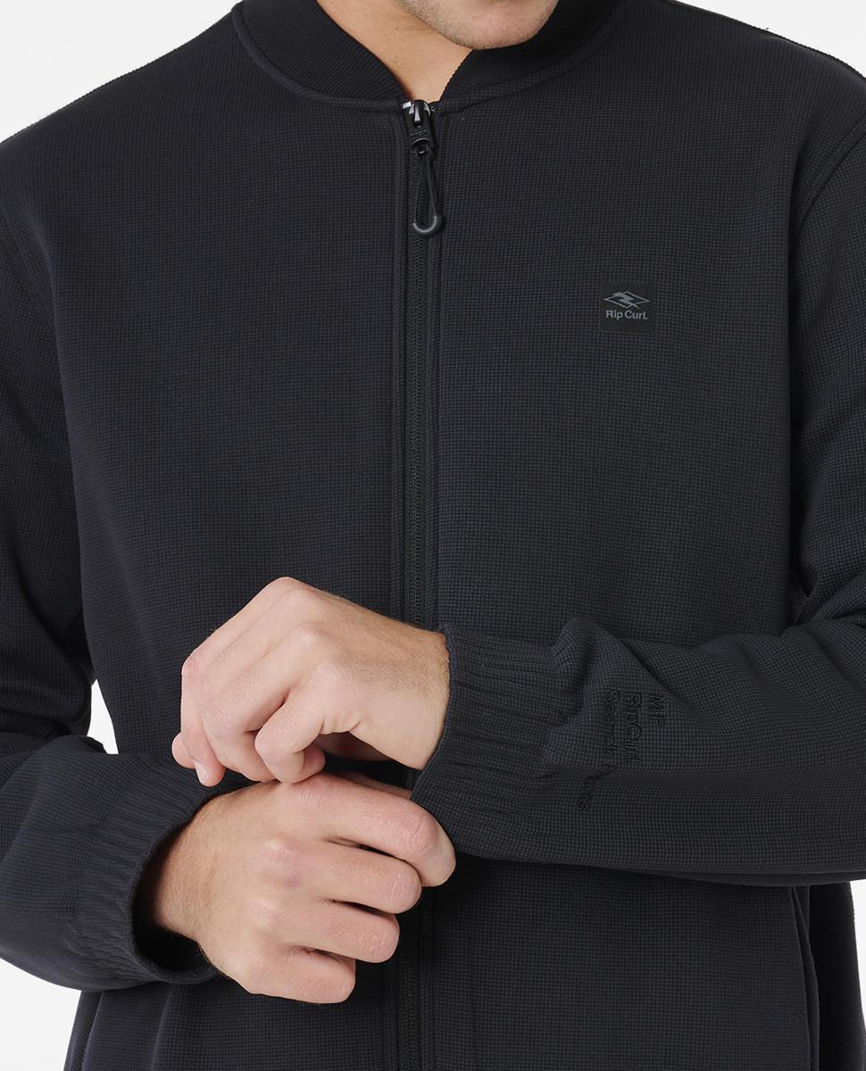 RIP CURL ANTI SERIES MICK FANNING BOMBER JACKET - BLACK