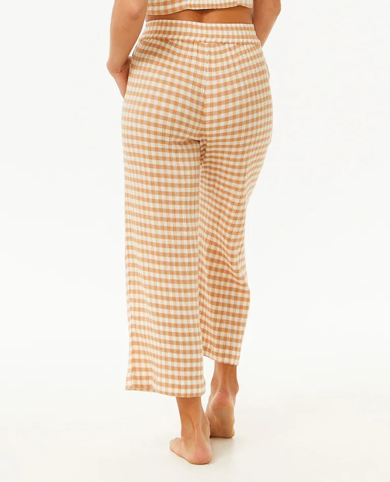 RIP CURL PREMIUM SURF CHECK PANT - LIGHT BROWN