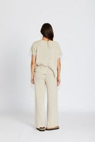 FLORENCE BOHEMIA BONNIE PANT - BISCUIT