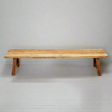 Rustic Teak Bench Seat 2000mm