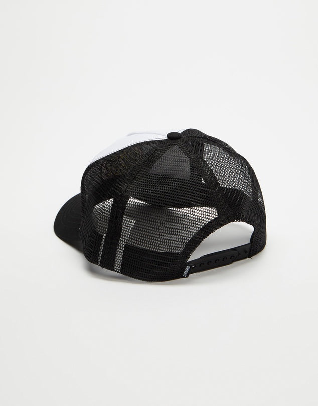 SANTA CRUZ CLASSIC DOT PATCH TRUCKER CAP - BLACK