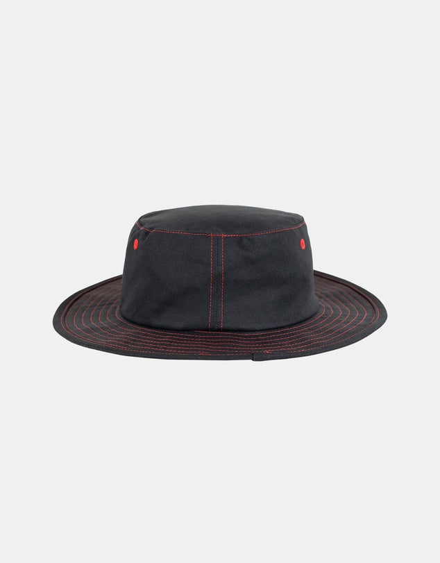 SANTA CRUZ FLAME STRIP HAT - BLACK