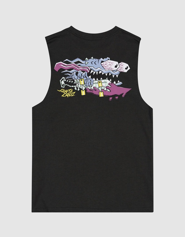 SANTA CRUZ MEEK SCRATCHED SLASHER MUSCLE - ONYX