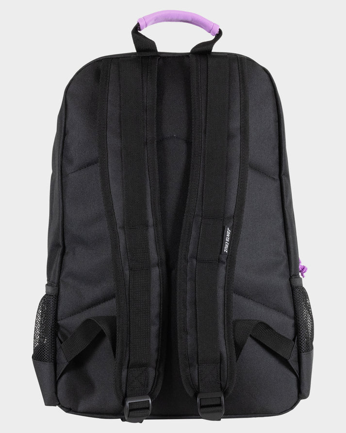 SANTA CRUZ BLOOMING STACK DOT BACKPACK - BLACK
