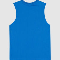 SANTA CRUZ FLAME RINGED DOT FRONT MUSCLE - BLUE