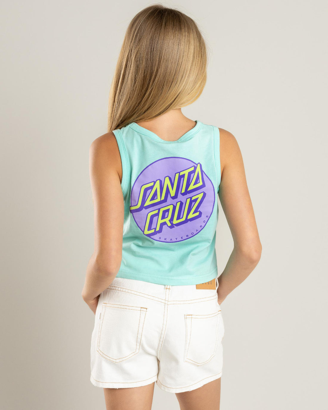 SANTA CRUZ OTHER DOT POP CHEST CROPPED - AQUATANK